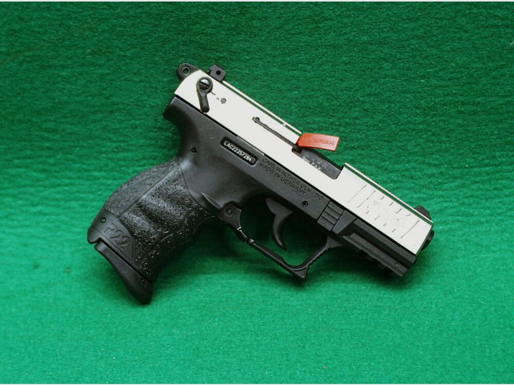 Pistolet à blanc Walther Schreckschuss P22Q, nickelé