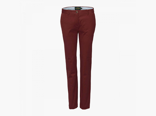 Damen Chinohose Pennyton, Farbe Wine 38