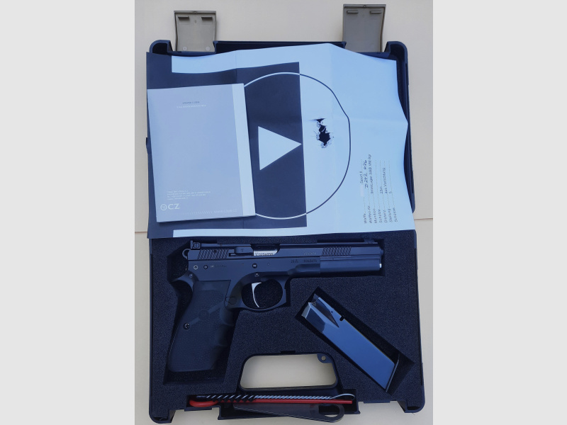 CZ75 Sport II - original Oschatz - Single Action/SA only - 9mm Luger - 6 Zoll - aus 2024