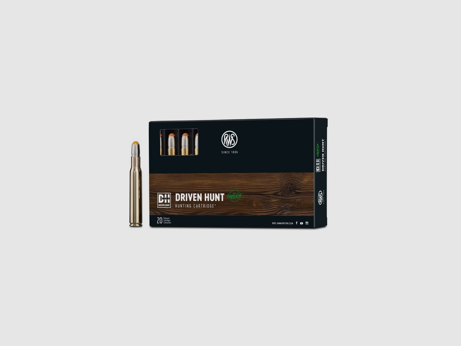 RWS .30-06 Sprgf. Driven Hunt 10,7g 165gr senza piombo