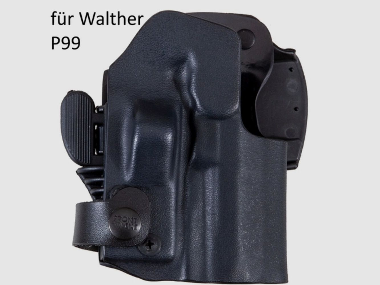 Front Line Belt Holster Kydex Side Retention Lock CZ P10 F/S/SC, image 5 of 6