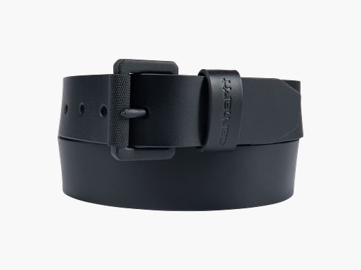 Carhartt Bridle Leather Roller Buckle Belt Men Black/Black 38W