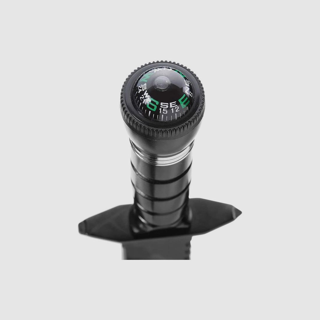 Outdoormesser Ăśberlebensmesser Herbertz Stahl 420 KlingenlĂ¤nge 25,7 cm Edelstahl Griff inklusive Kompass Abziehstein Lederscheide (P18)