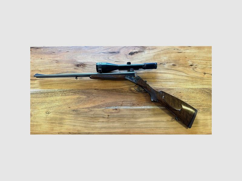 Doppelbüchse 9,3x74R mit Swarovski Habicht 3-12x56