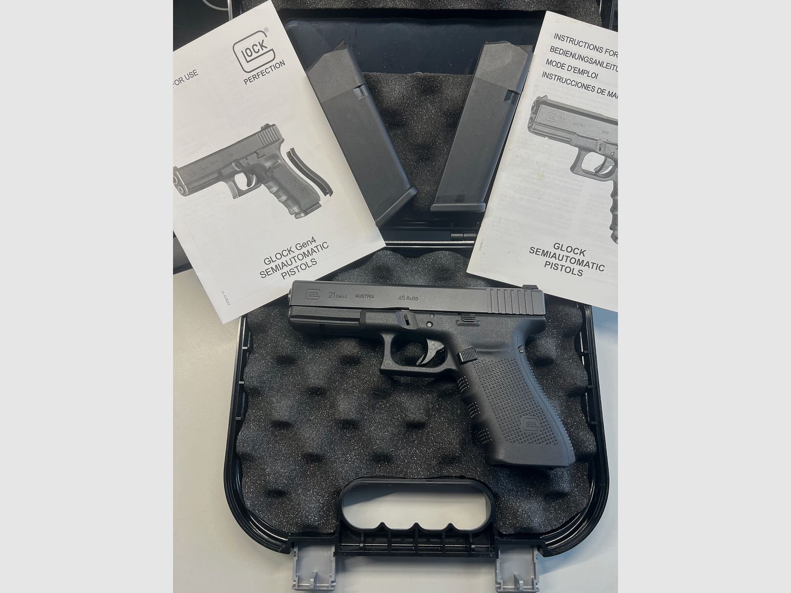 Glock 21 Gen. 4, Selbstladepistole im Kaliber 45 Auto 