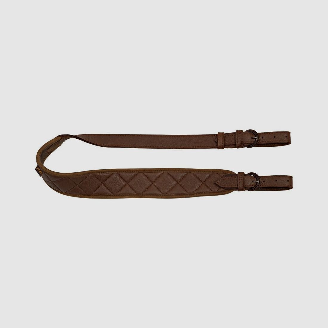 AKAH Rifle Sling Elk Leather with Quilted Padding