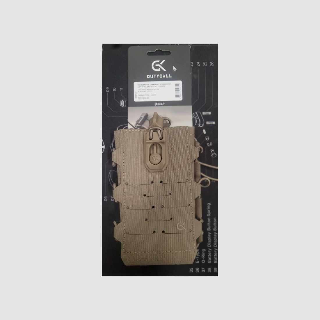 Double Porte-Chargeur 5.56 Superposé GK DUTYCALL- Coyote, image 1 sur 3