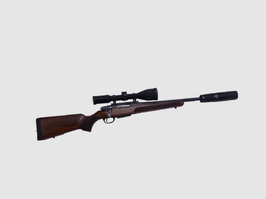 Brenner BR20 LL=47cm - Komplettpaket - Meopta MeoSport R 3-15x50 - Inca Air Schalldämpfer