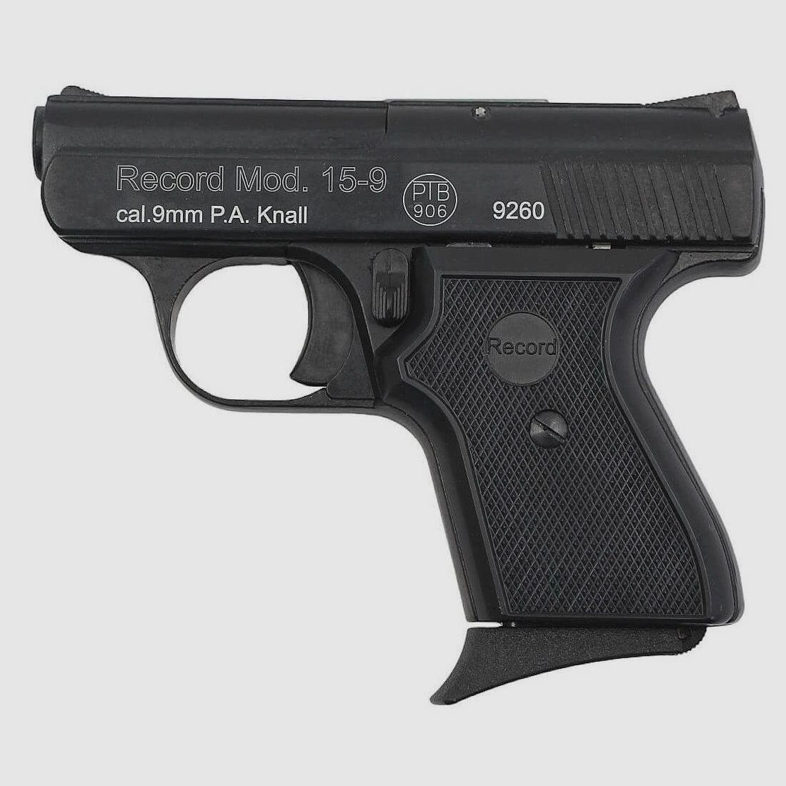 Enregistrement Mod. 15-9 Pistolet SRS 9mm P.A.K.