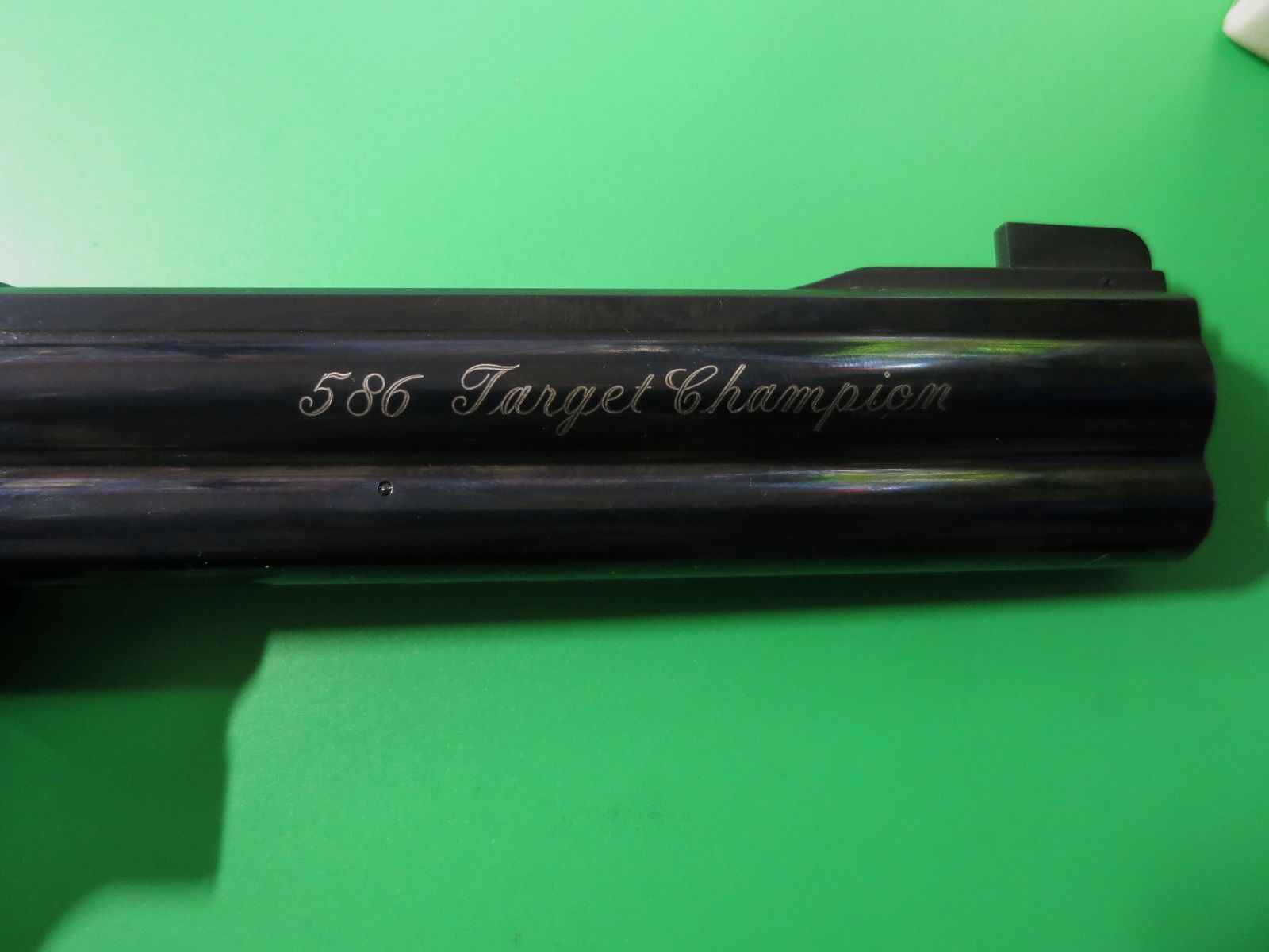 Revolver SMITH & WESSON Modell 586-4, Target Champion 6", Kal. 38/357 Mag, Royal Blue   #97