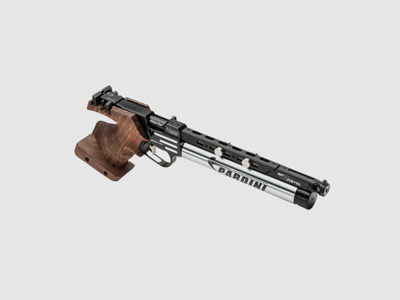 Pardini K12 Absorber Soporte Pistola de Aire Comprimido Calibre 4,5mm Todo Negro Talla M