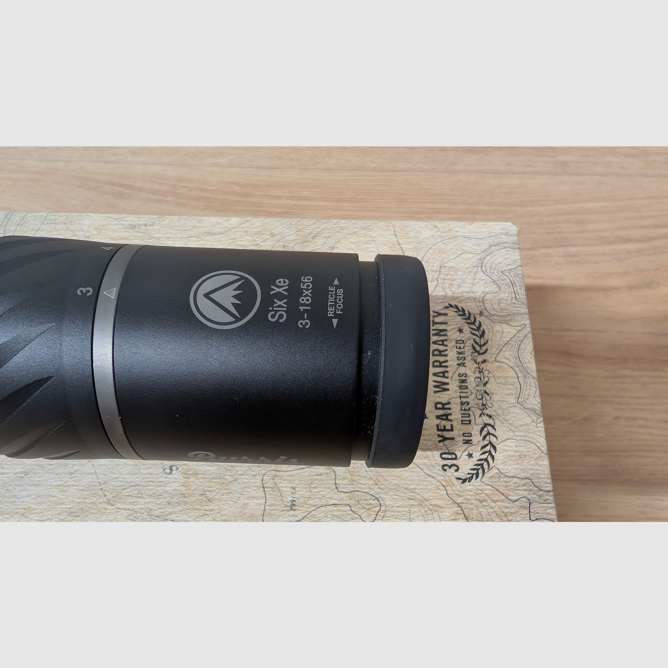 Burris Six XE 3-18x56 SCR2 Mil FFP, riflescope, like new