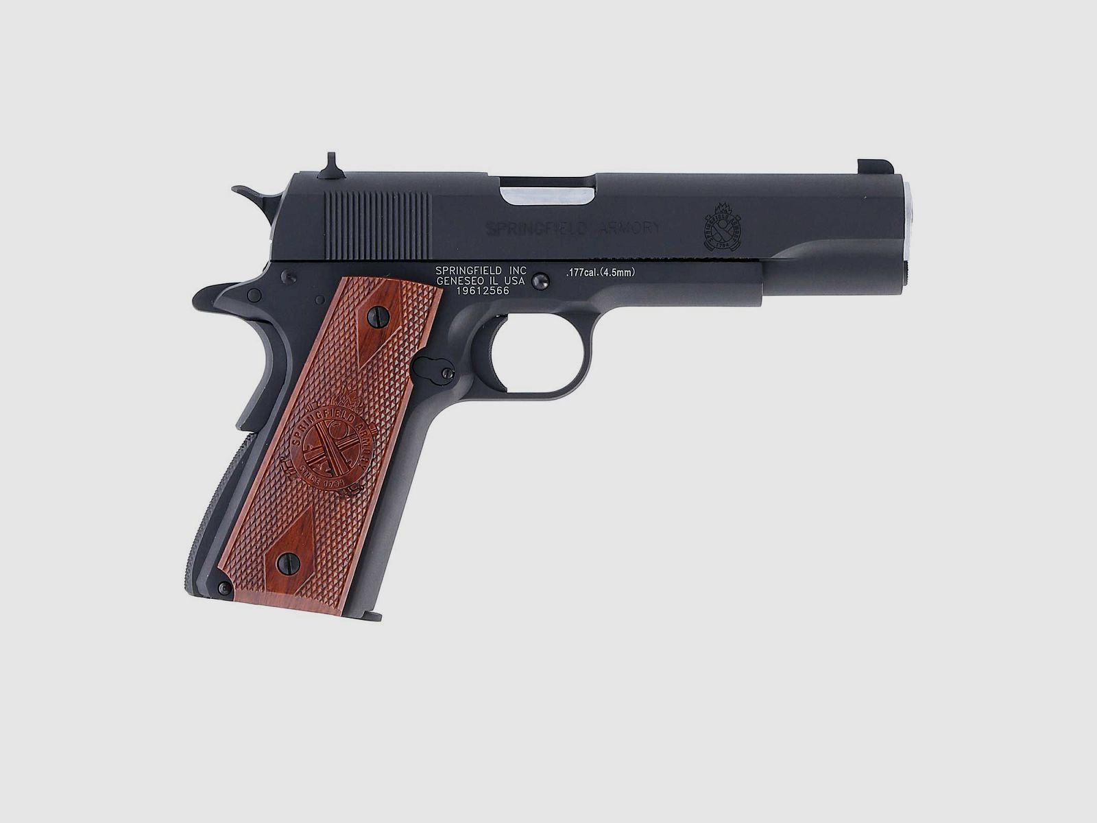Kofferset Springfield 1911 Vollmetall 4,5 mm BB Blowback Co2-Pistole (P18)
