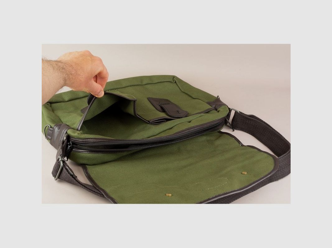 Borsa Multiuso in Pelle e Cordura Cazorla, immagine 11 di 15