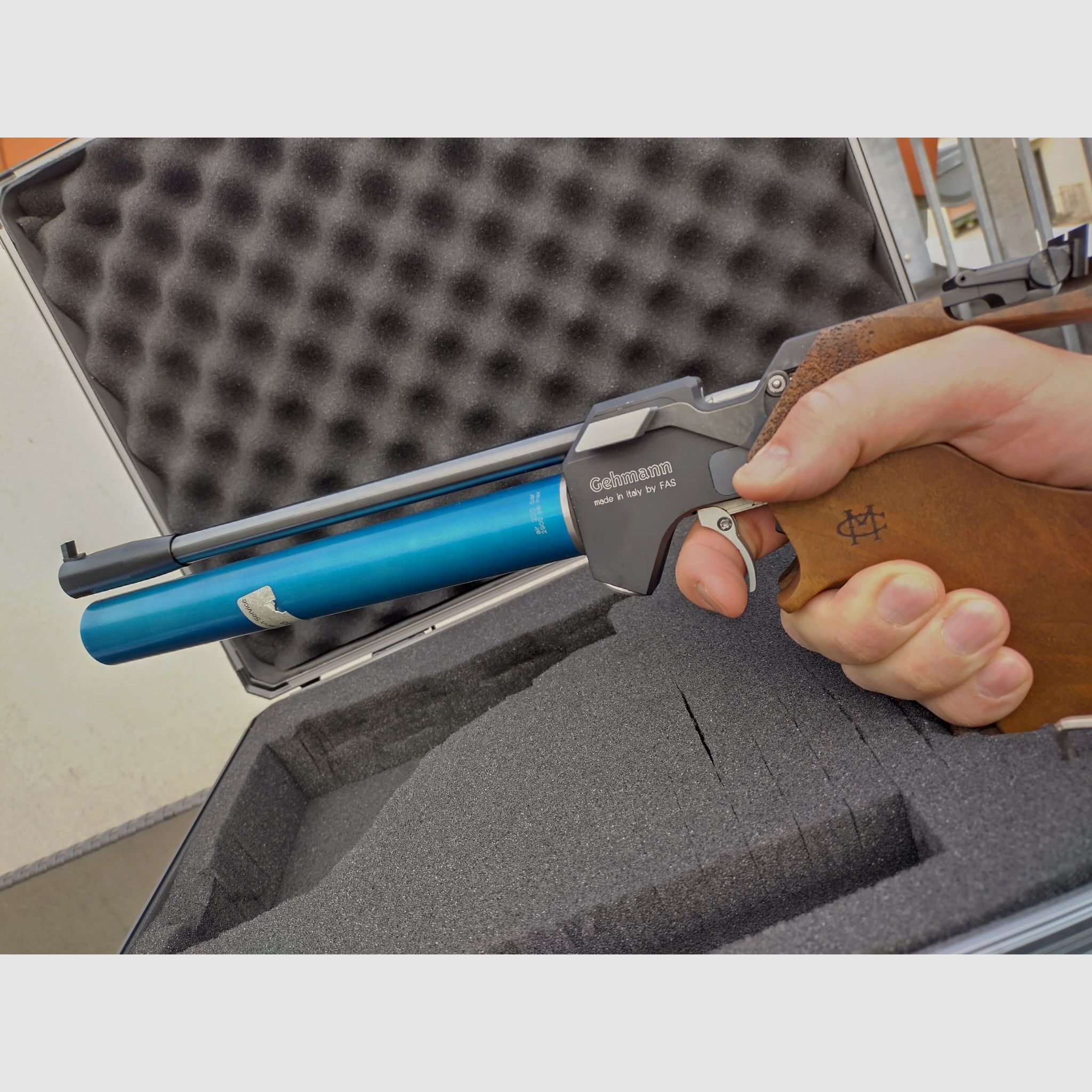 Gehmann AP 609 Match Luftpistole mit Koffer