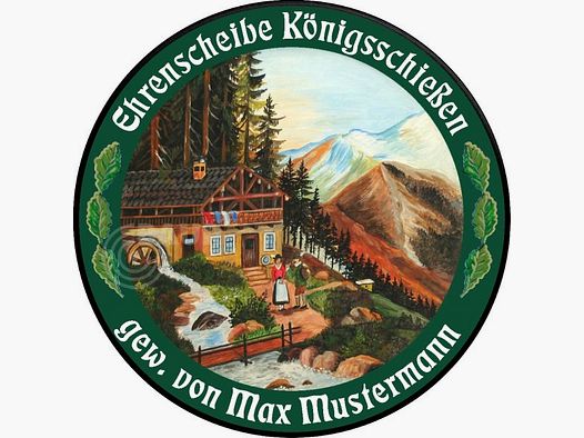 Schützenscheibe ECO-LINE Motiv 082