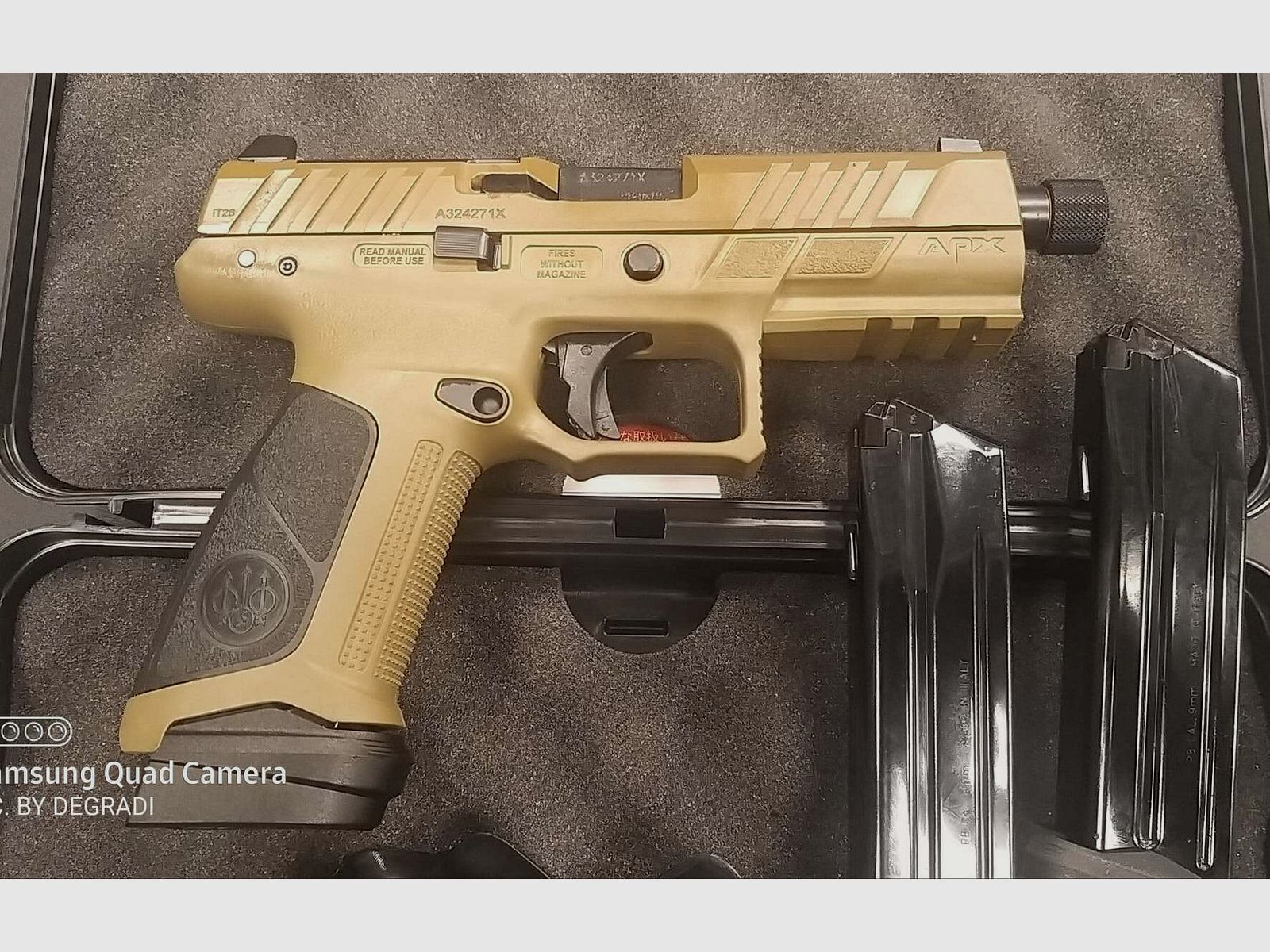 BERETTA APX A1 FDE TACTICAL CALIBER 9X19, image 4 of 5