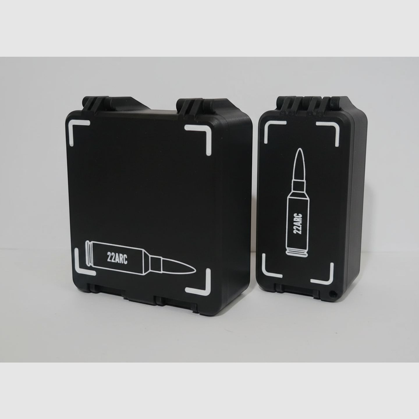 Filamelt Munitionsbox / 22 ARC / 'Klapp- / Rastdeckel' / Patronenbox, Ammo Box