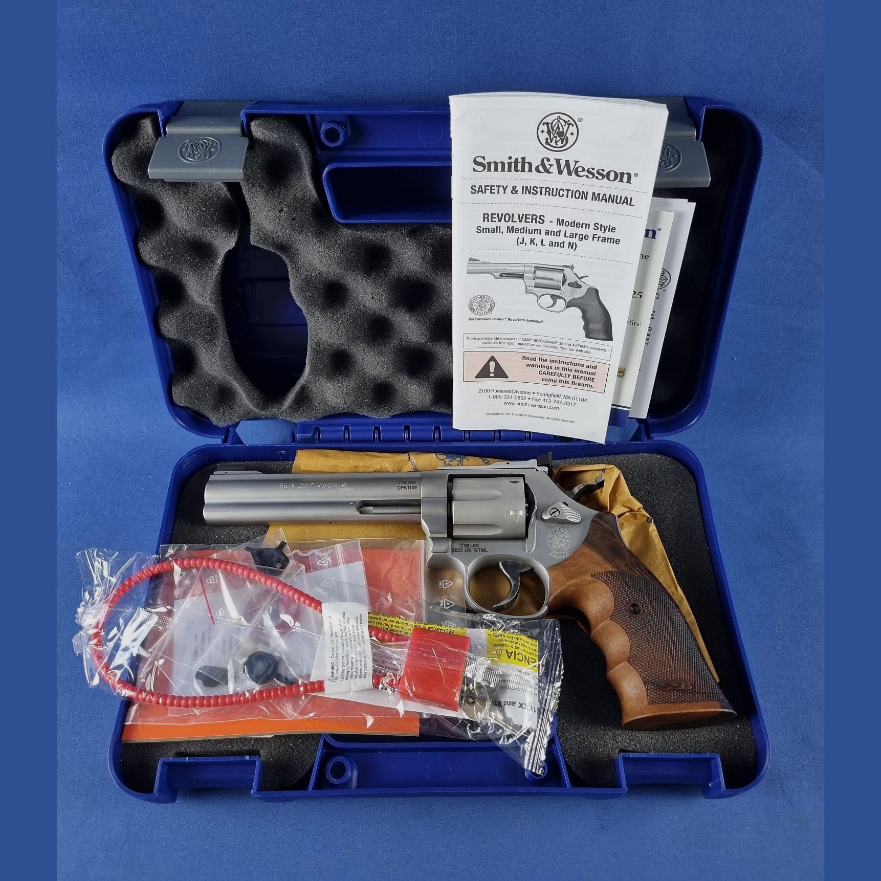 Smith & Wesson Revolver 686 Target Champion .357 Mag. Silber, Bild 3 von 4