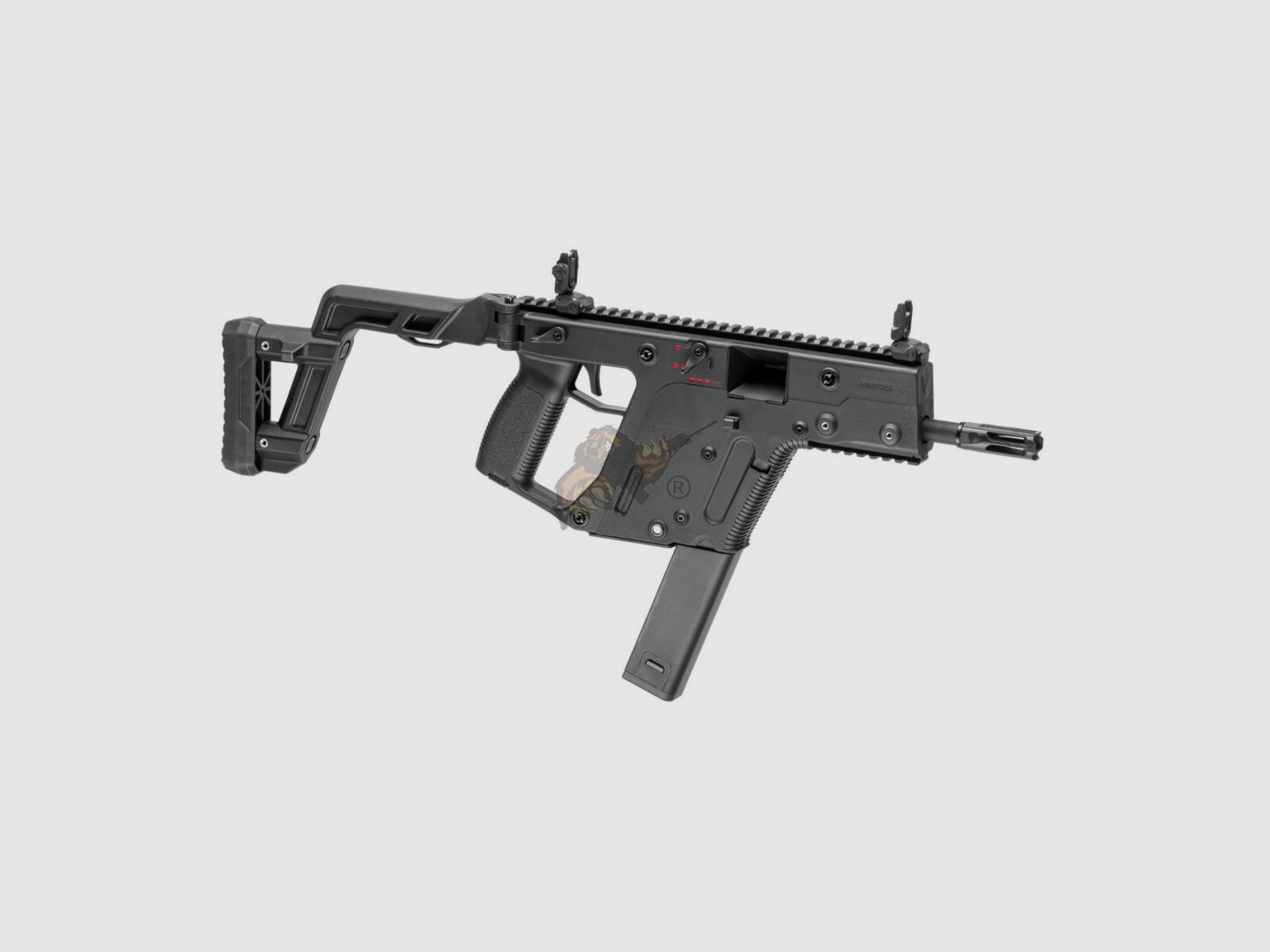 Kriss Vector V2 Airsoft w kolorze czarnym - max. 0,5 Joule | Krytac