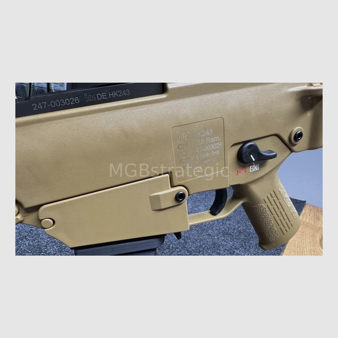 Heckler & Koch HK243 S SAR - Farbe sandfarben - Das zivile G36	 sportlich zugelassen! Farbe sandfarben