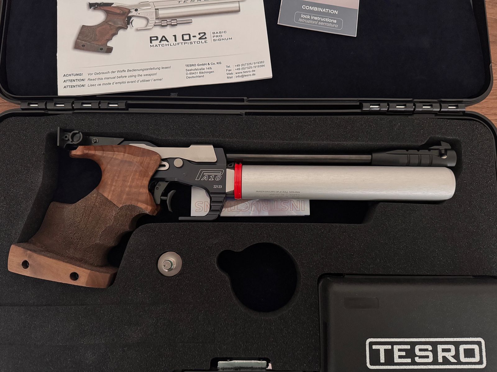 Tesro PA10-2 Basic Match pistola de aire
