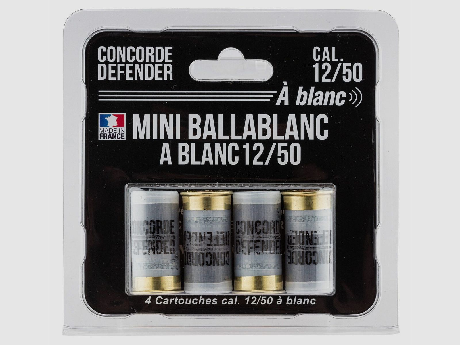 Concorde Defender 4 cartridges Mini Ballablanc cal. 12/50 blank, image 1 of 4