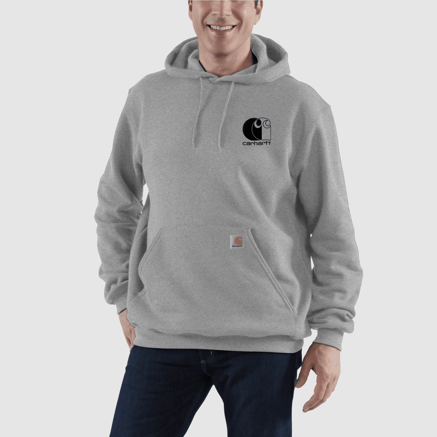 Carhartt Carhartt Force™ Logo Sweatshirt Men Asphalt Heather L