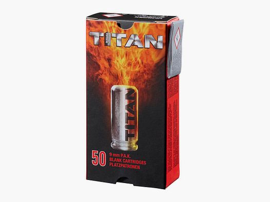 Perfecta Titan Platzpatronen 9mm P.A.K. (50er Pack)