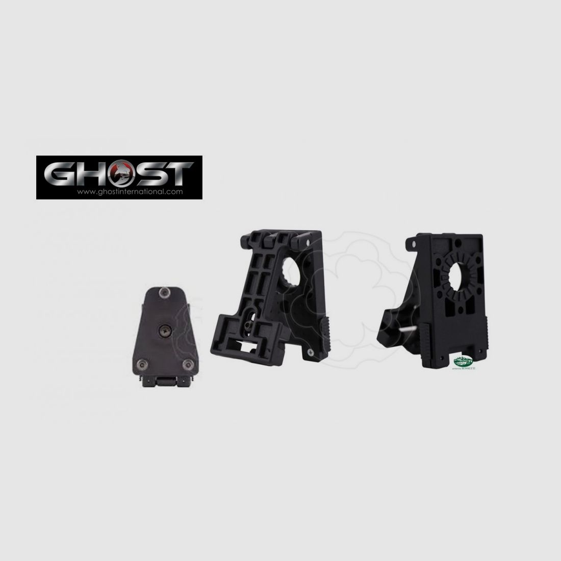 GHOST Clip D für Gürtel mit Platte für Holster FO000405