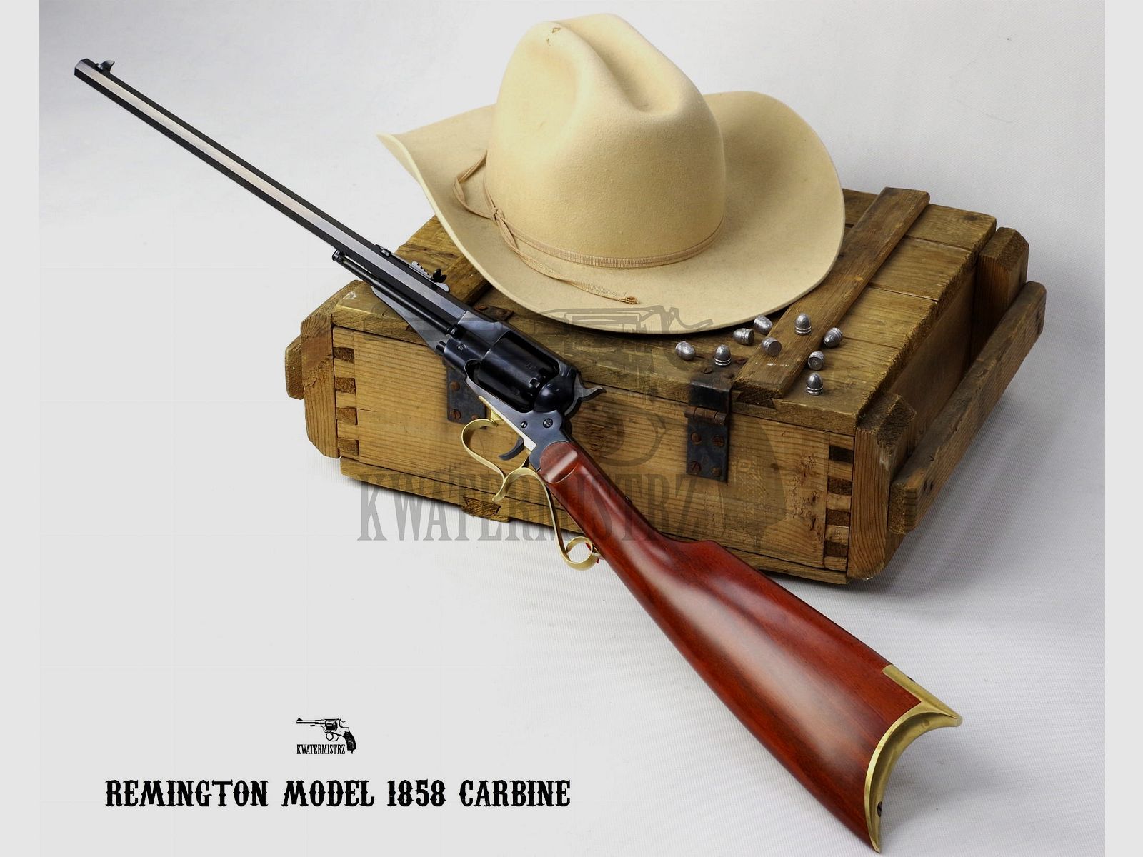 Karabinek rewolwerowy Remington model 1858 Army UBERTI (0120), zdjęcie 8 z 8