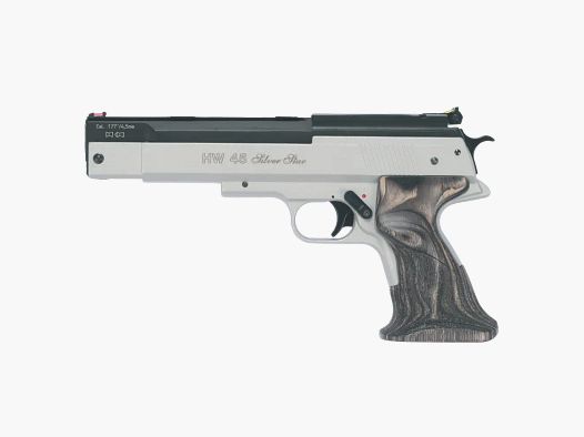 Wielki pistolet pneumatyczny HW 45 Silver Star