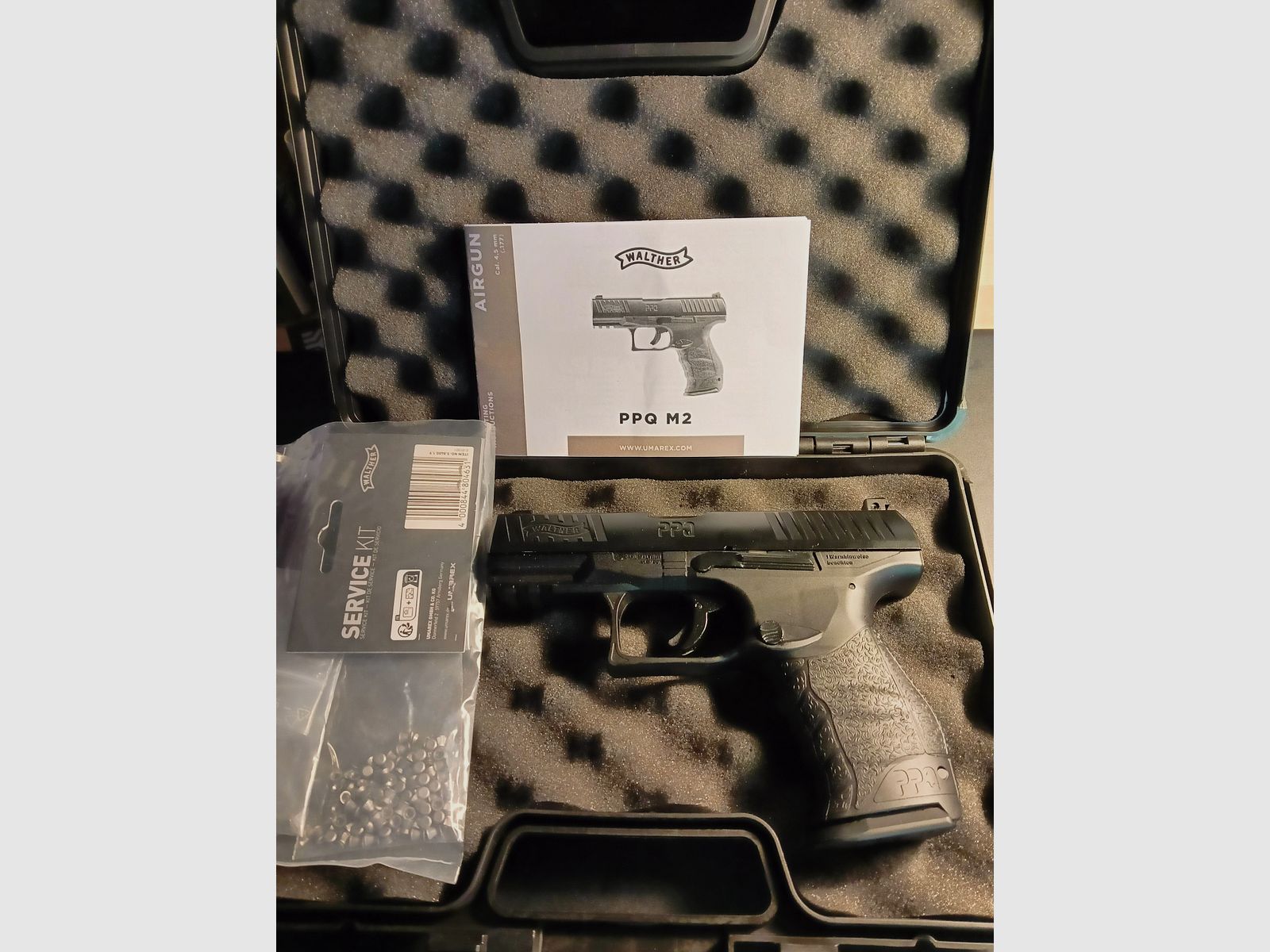 Umarex Walther PPQ M2 CO2 4,5mm Diabolos 21 Schuss Kettenmagazin TOP, Bild 8 von 15