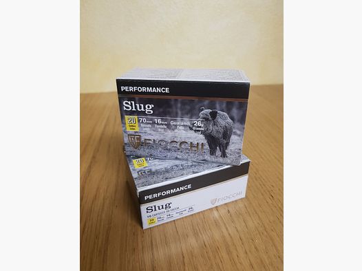 FIOCCHI MUNITIONEN A PALLA NOVA SLUG Kal. 20/70