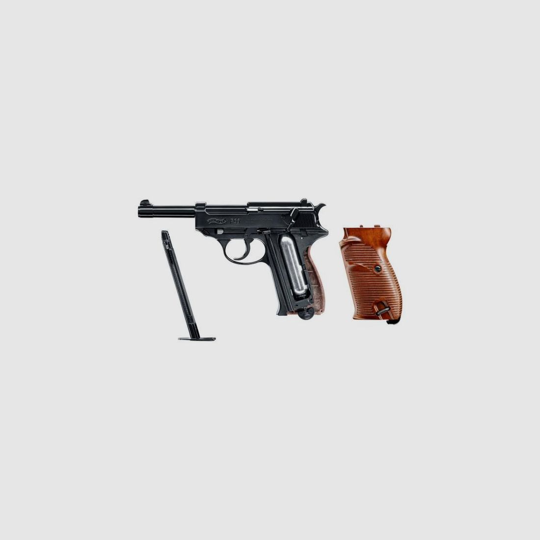 WALTHER CO2 Waffe Pistole P38 Kal.4,5mm BB