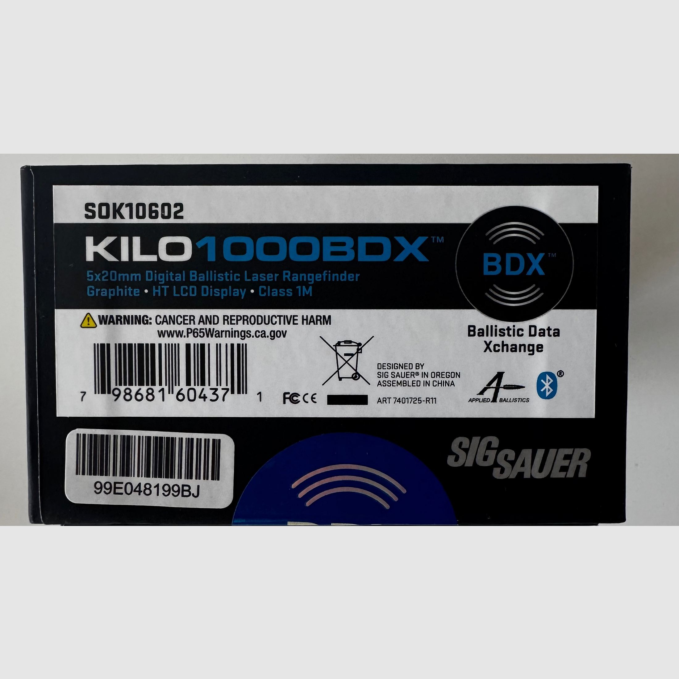 Sig Sauer KILO1000 BDX Laserafstandsmeter