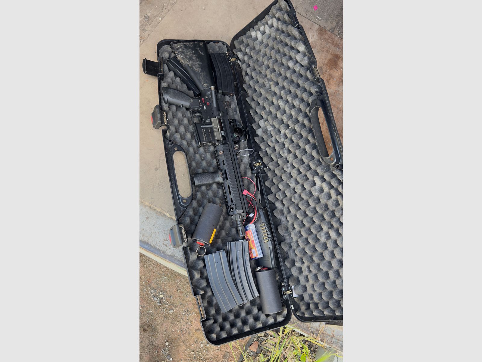 Heckler und Koch Airsoft HK 416 D cal.43 Set Umarex