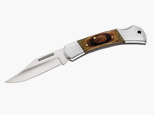 Herbertz Taschenmesser AISI 420 Pakkaholz, Heftlänge 9cm