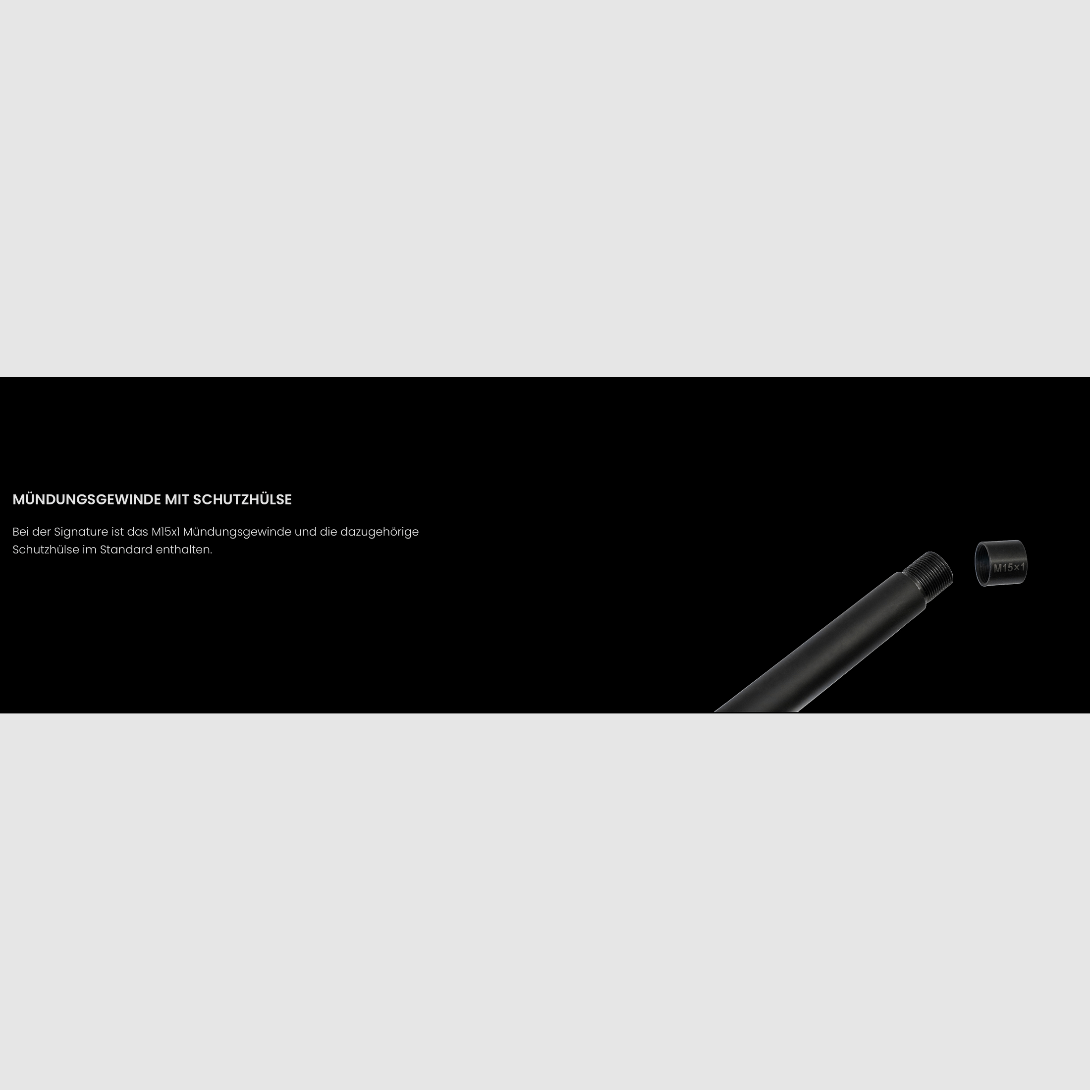 RöWa Rössler repeating rifle Signature Allround Flex 6.5 Creed. Plastic stock M15x1