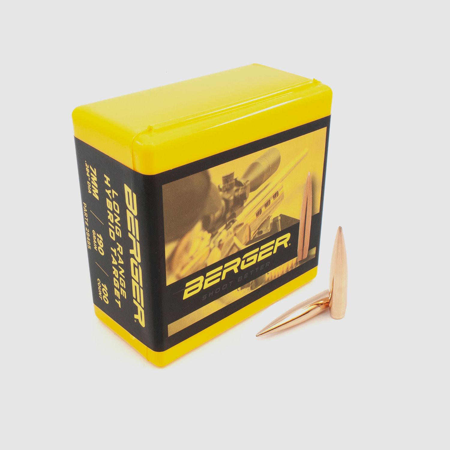 Proiettile Berger 7mm/.284 Long Range Hybrid Target 190GR 500 pezzi