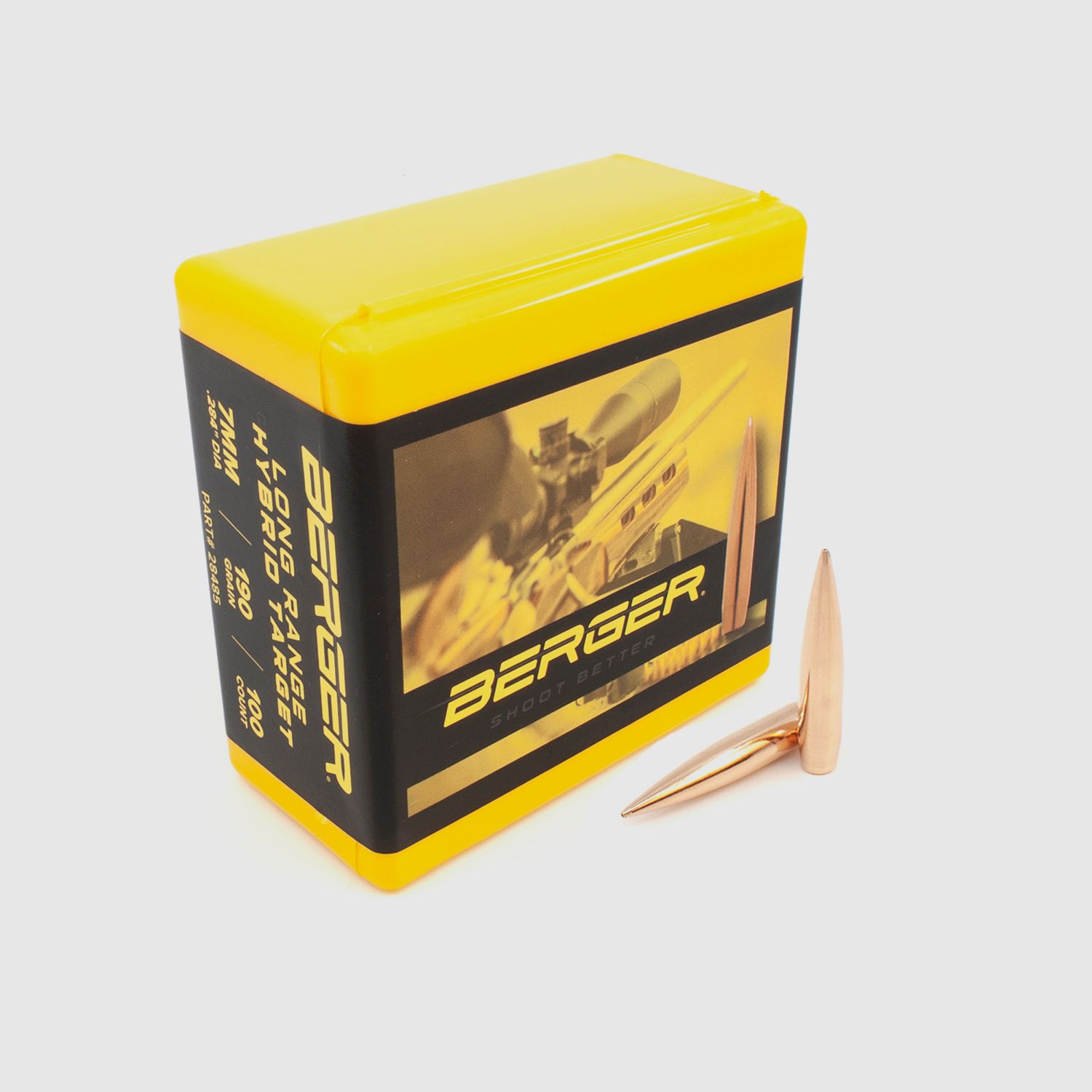 Berger Geschoss 7mm/.284 Long Range Hybrid Target 190GR 500 Stück