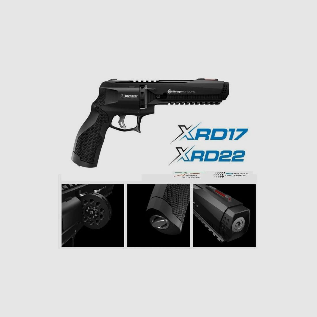 CO2-Revolver Stoeger XRD22 – Kaliber 5,5 mm, Bild 5 von 5