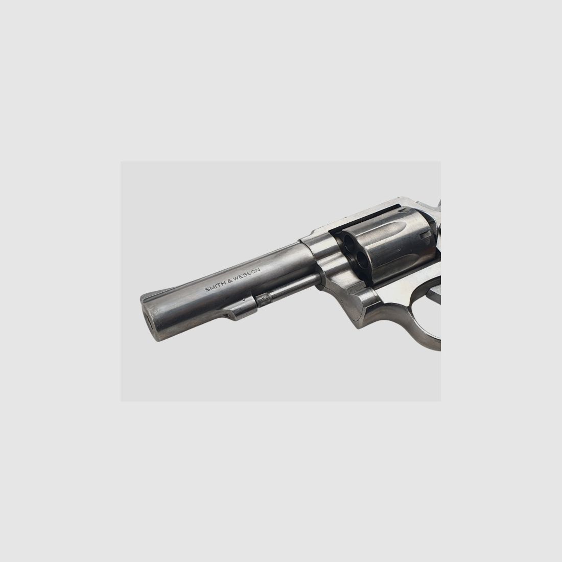 GEBRAUCHT - REVOLVER SMITH&WESSON MOD.64-3 INOX KAL.38SP LAUF 4" ERGONOMISCHE HOLZGRIFFE, Bild 10 von 10