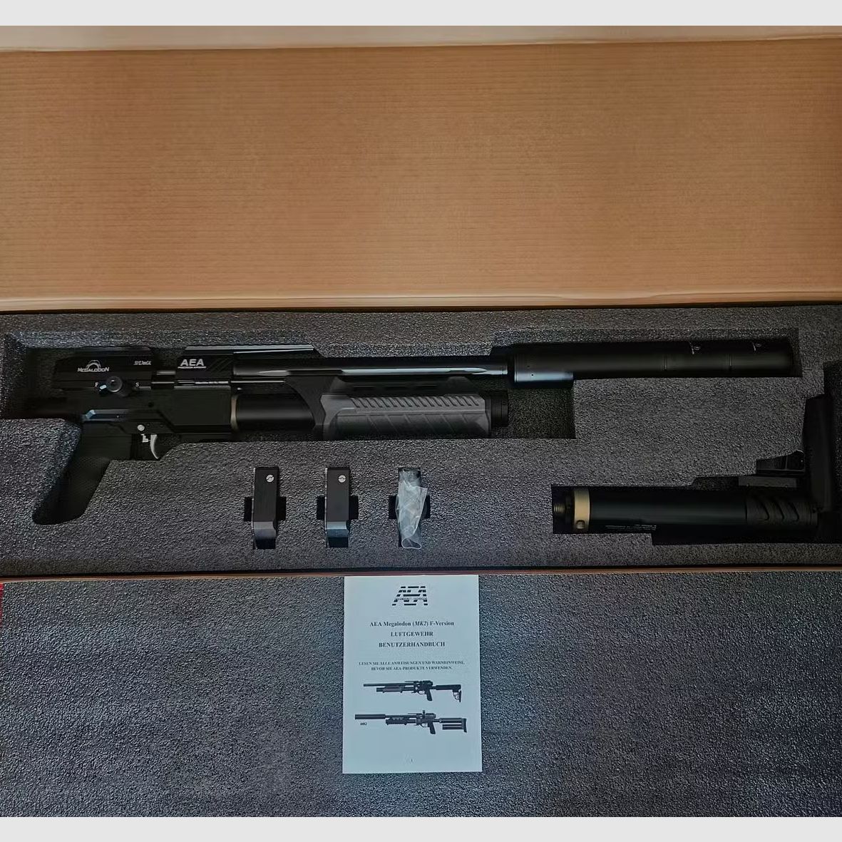 Carabina de aire AEA Megalodon MK2 F-Serie