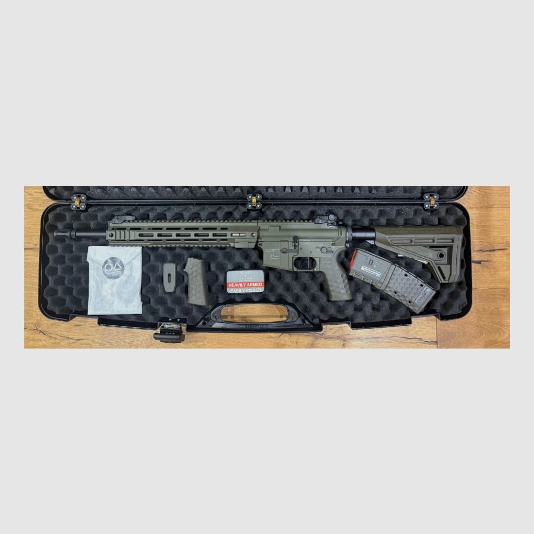 Oberland Arms OA15 PR M-LOK M5 16" OD GREEN + Triggertech
