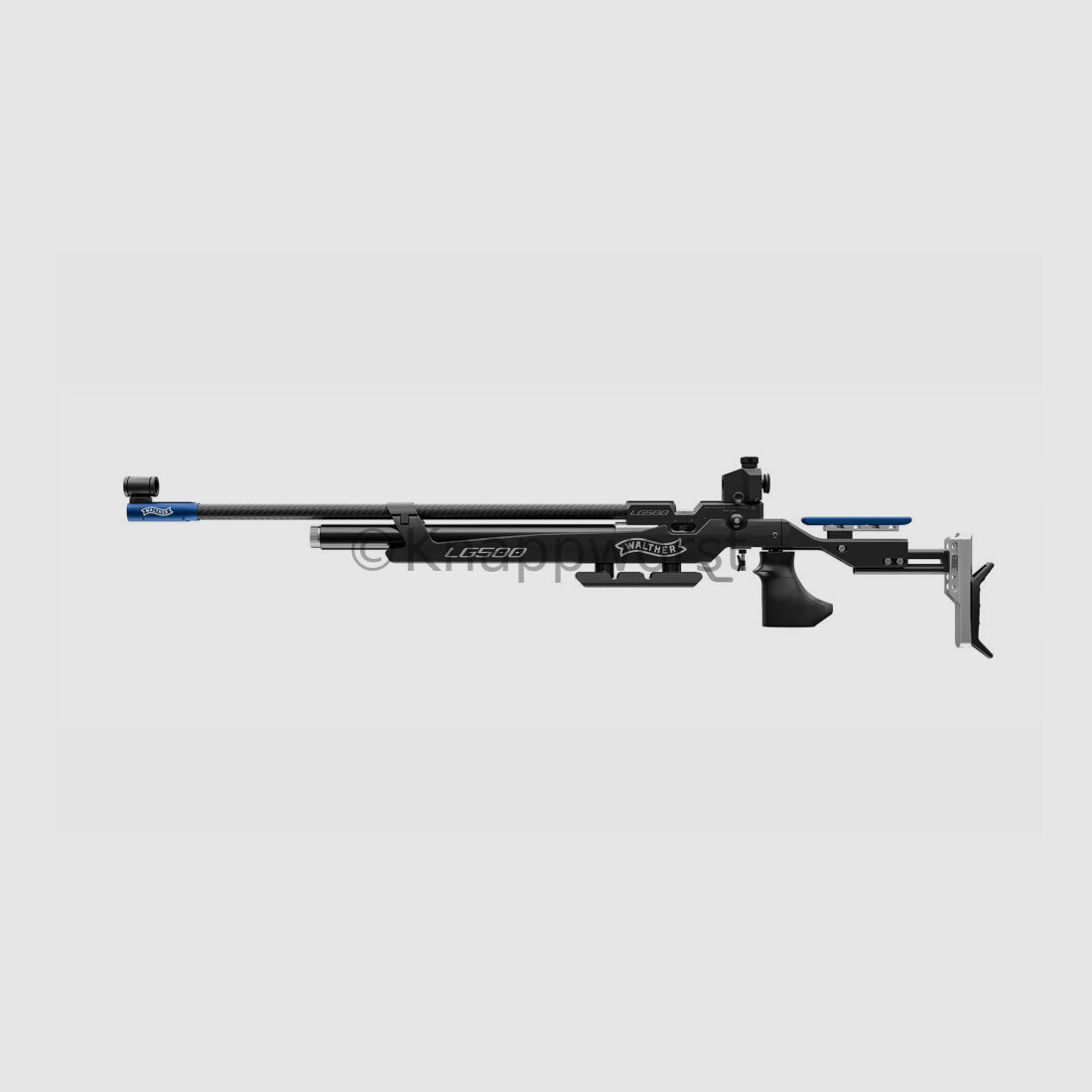 Walther LG500 Blacktec Vario-Aluschaft right/left