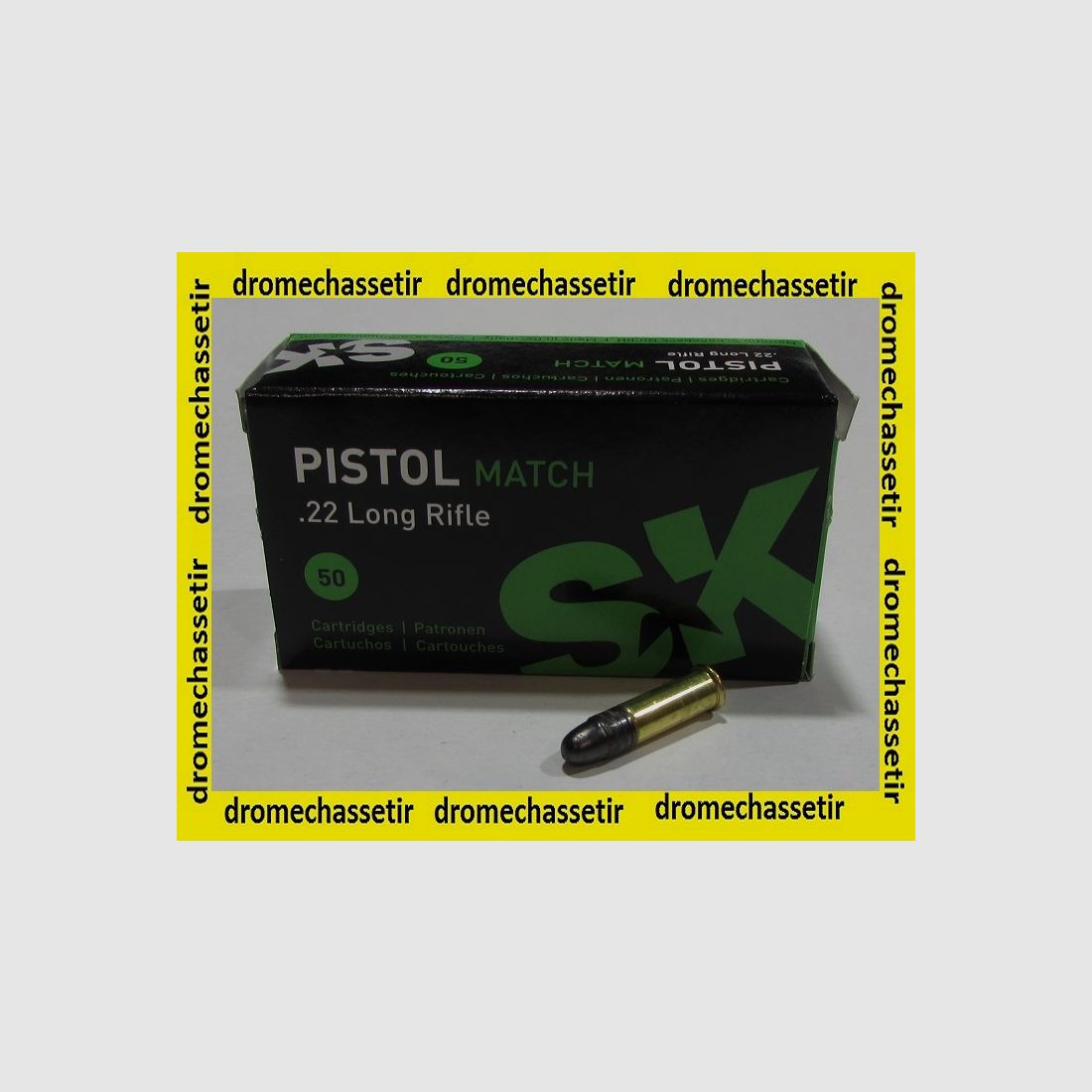 Pudełko 50 nabojów kal. 22lr SK Pistol Match 40 grains