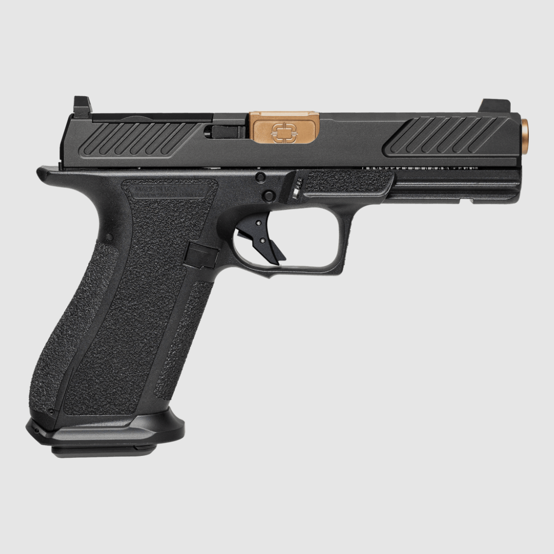 Shadow Systems Pistole DR920 Combat OR, 9mmLuger, 4.5" Lauf geflutet Bronze, 17+1
