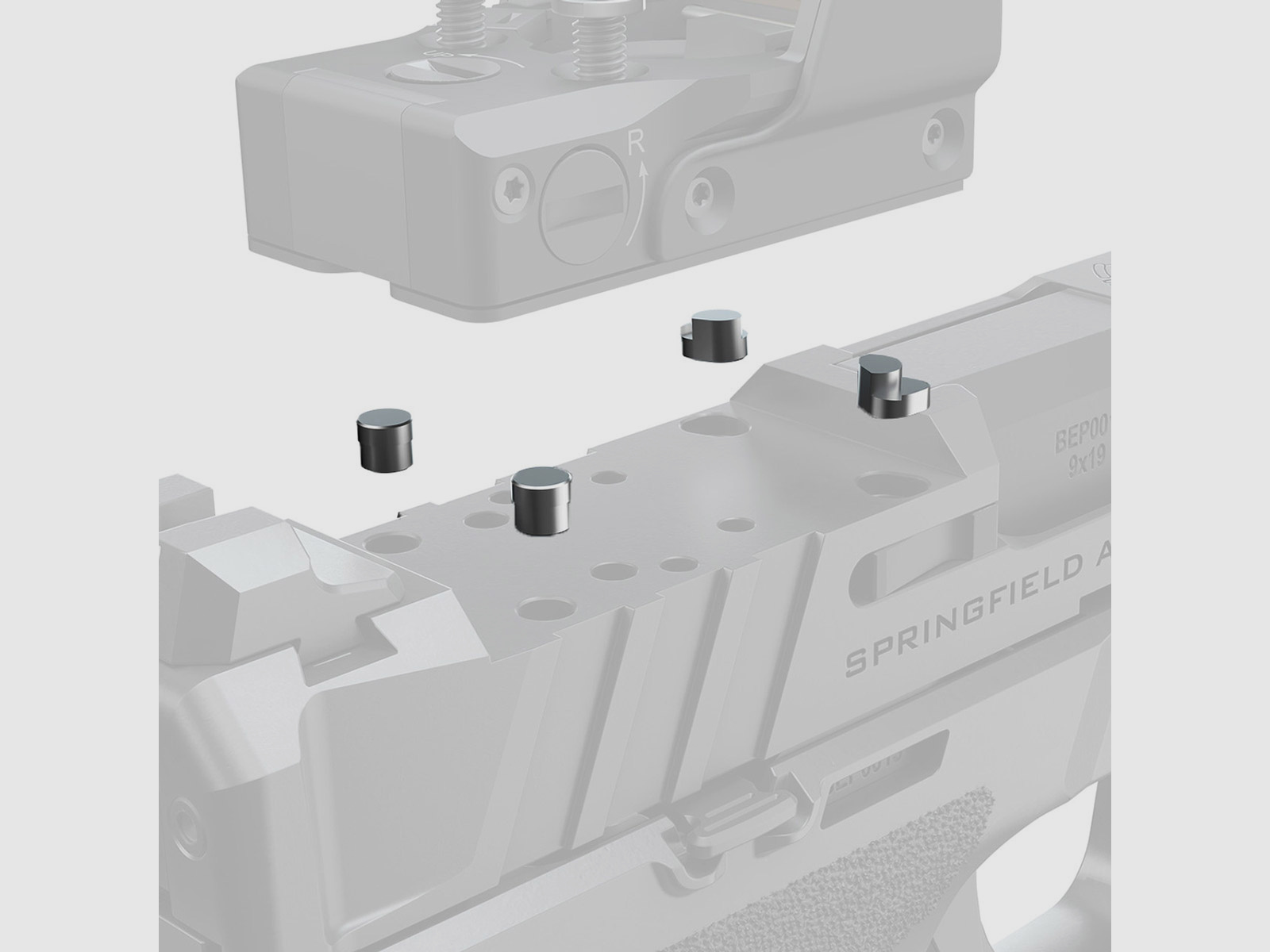 Pin Set Optik Montage HS Echelon
