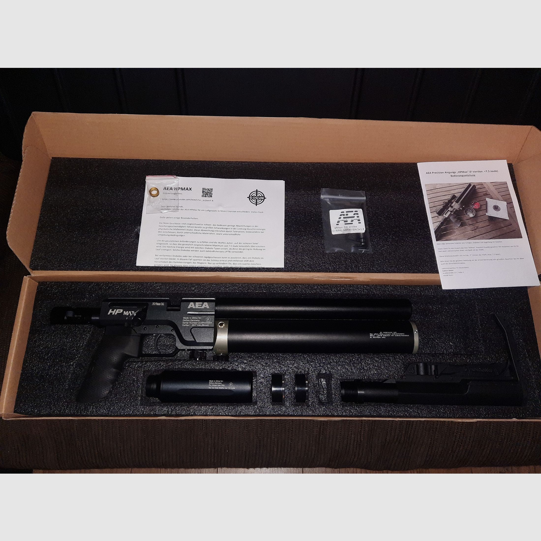 AEA HP Max MK1 + Schalldämpfer